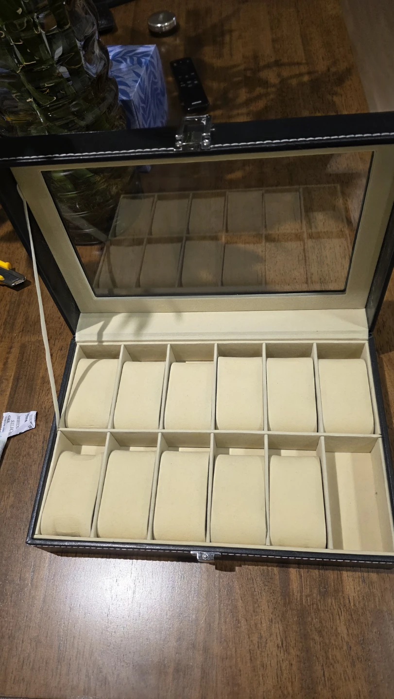 12-Slot Watch Display Case Box - photo 5