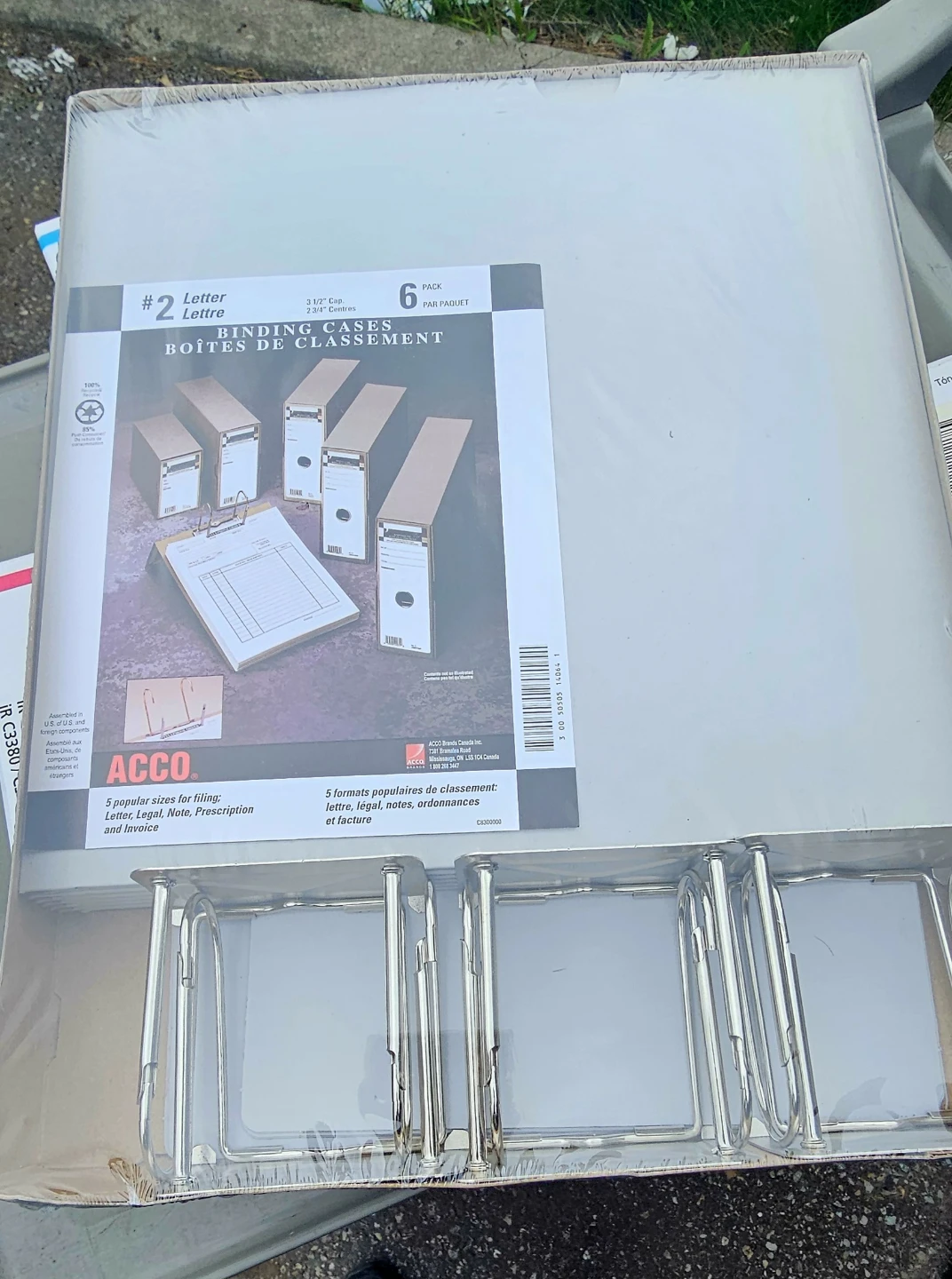 ACCO Binding Cases - Letter Size - 6 Pack