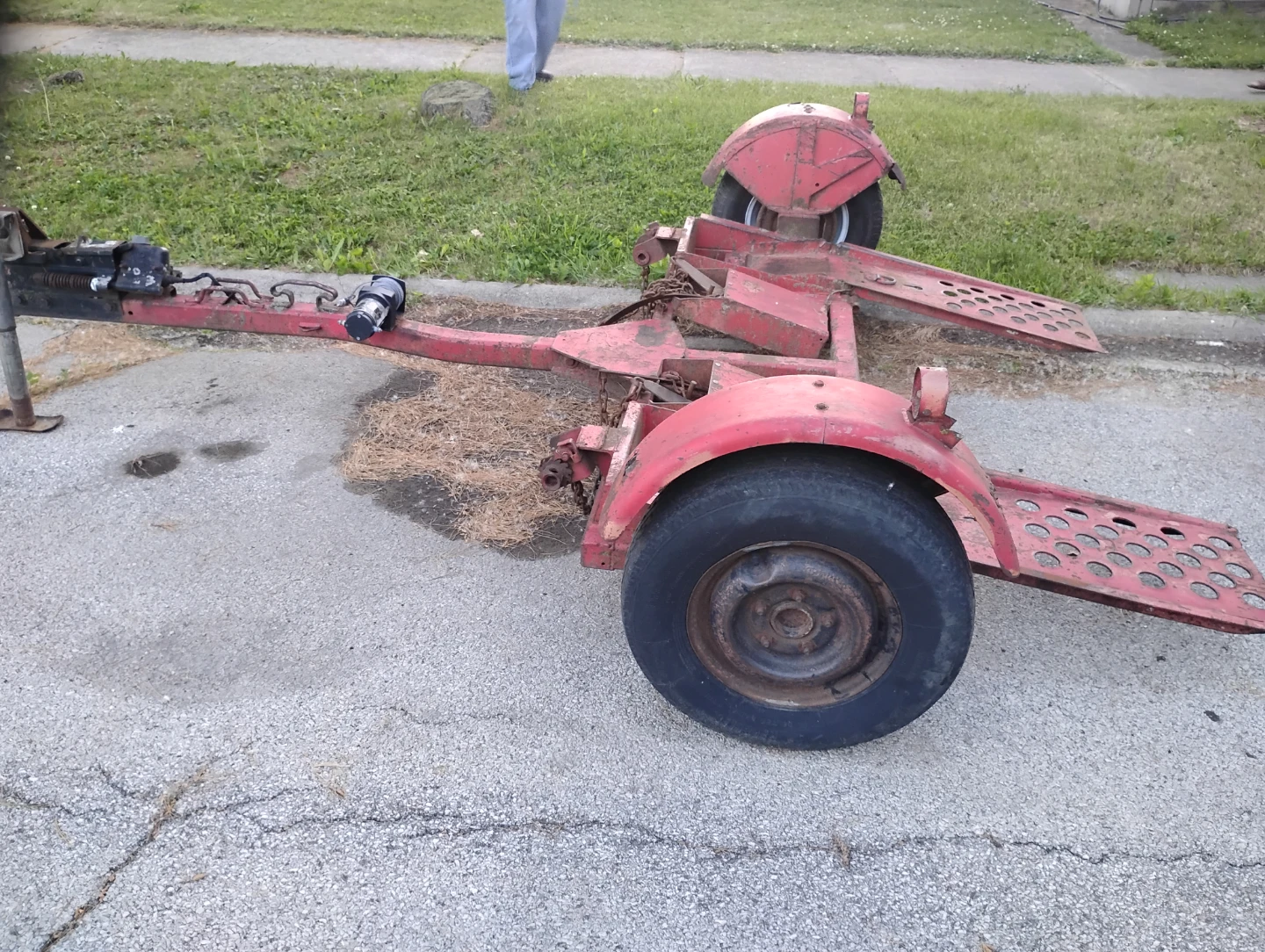 Red Car Tow Dolly Trailer - photo 2