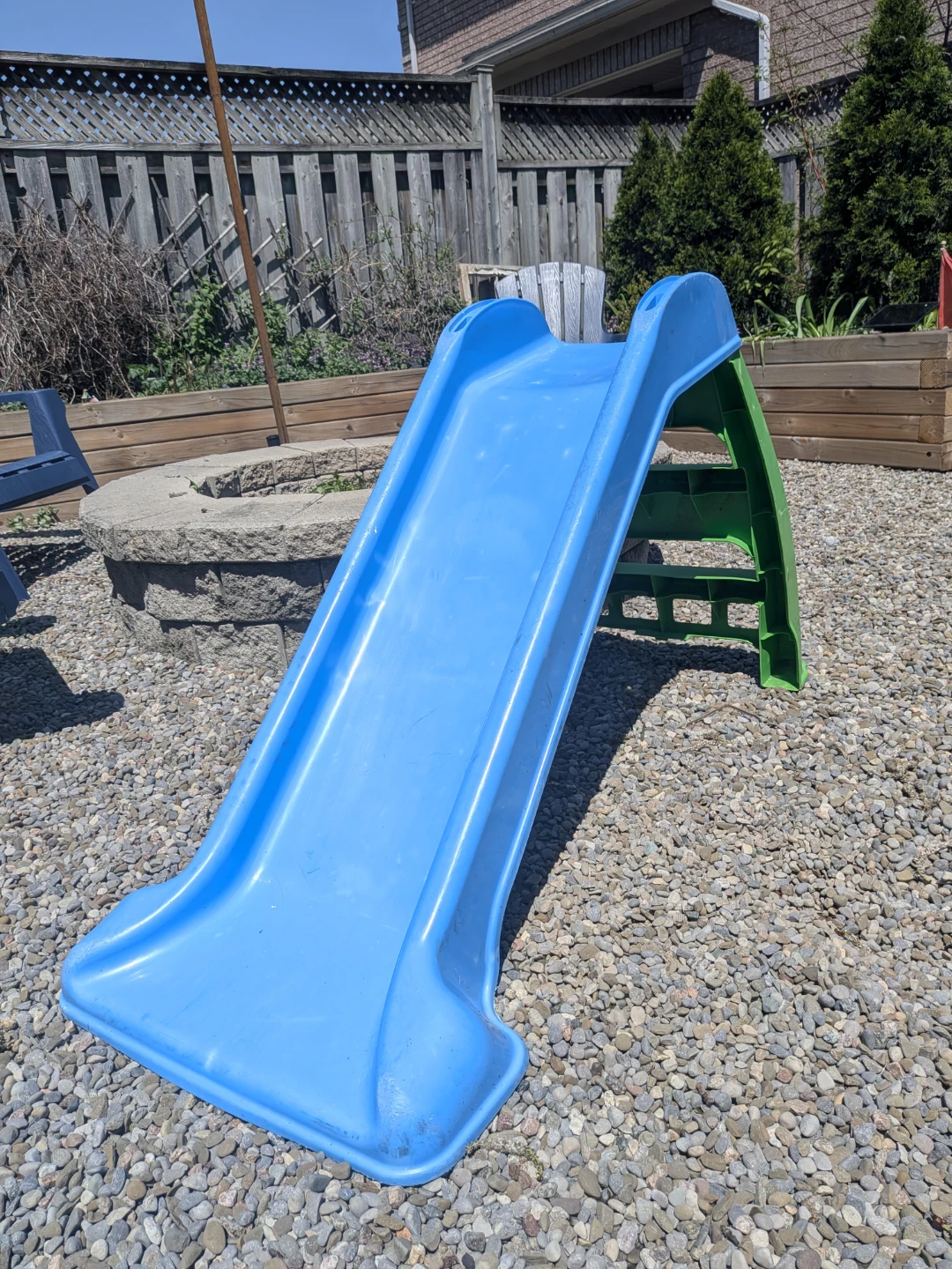 Little Tikes Blue and Green Foldable Slide