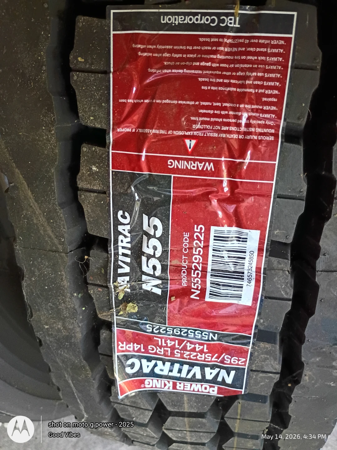 Firestone FS591 295/75R22.5 Load Range G Tires (Qty 7) - photo 2