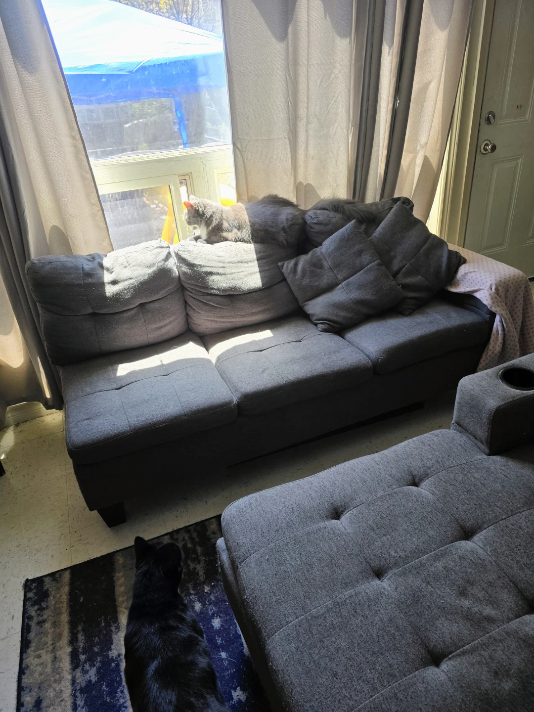 Ikea sofa with reversible lounger - photo 2