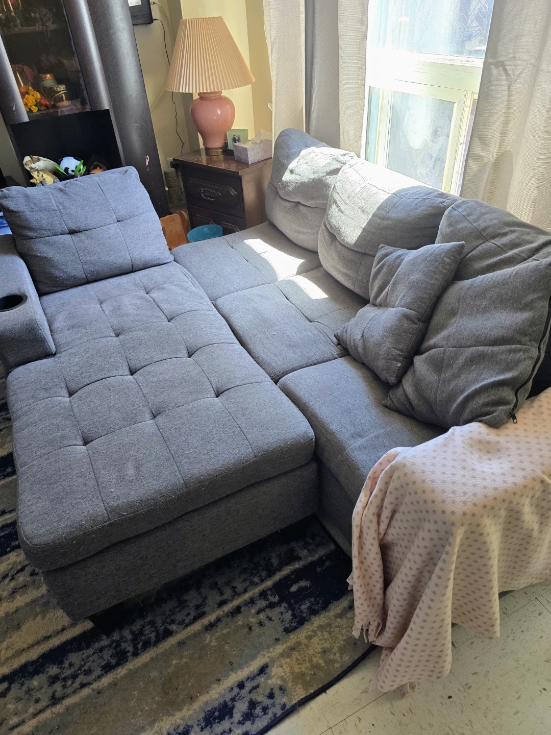 Ikea sofa with reversible lounger - photo 5