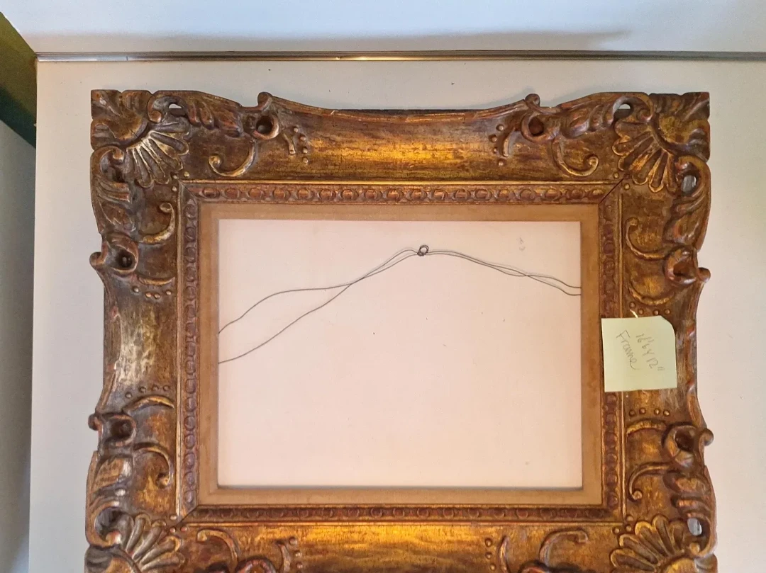 Ornate Gold Tone Picture Frame 16"x12"
