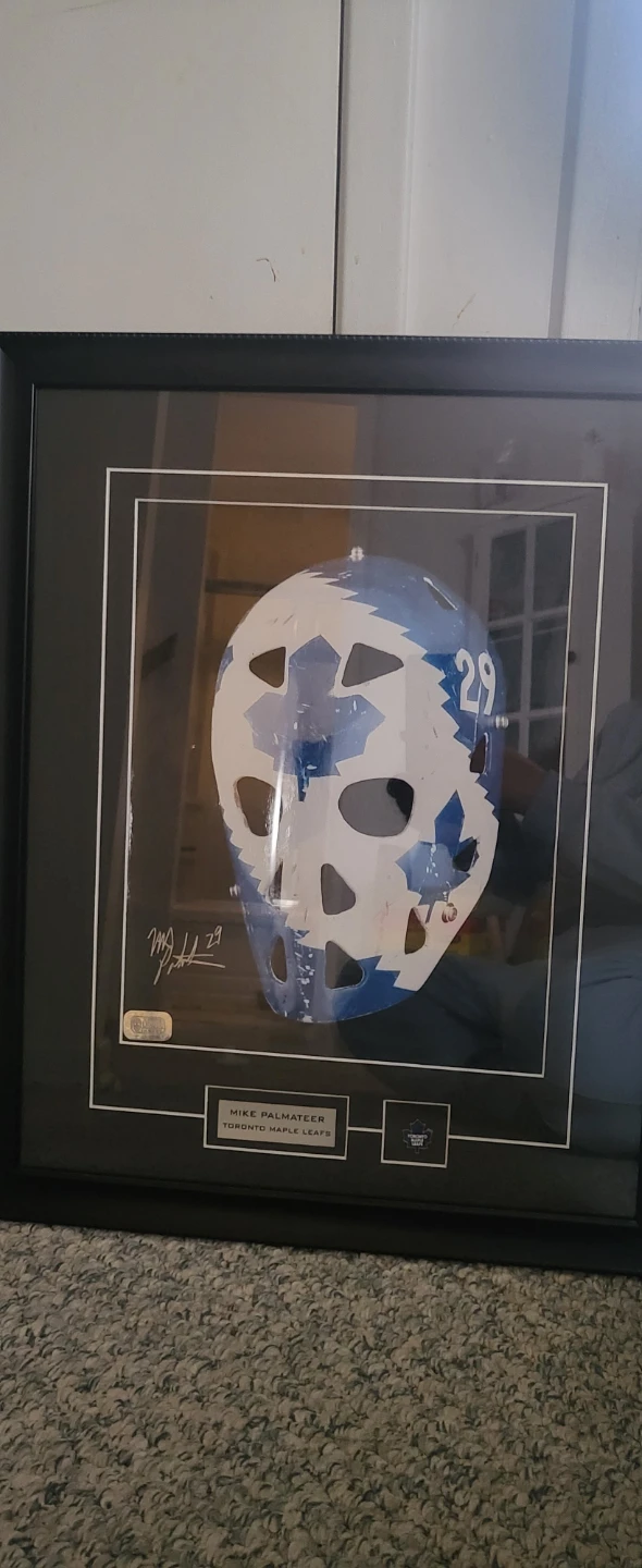 Mike Palmateer Toronto Maple Leafs Autographed Goalie Mask