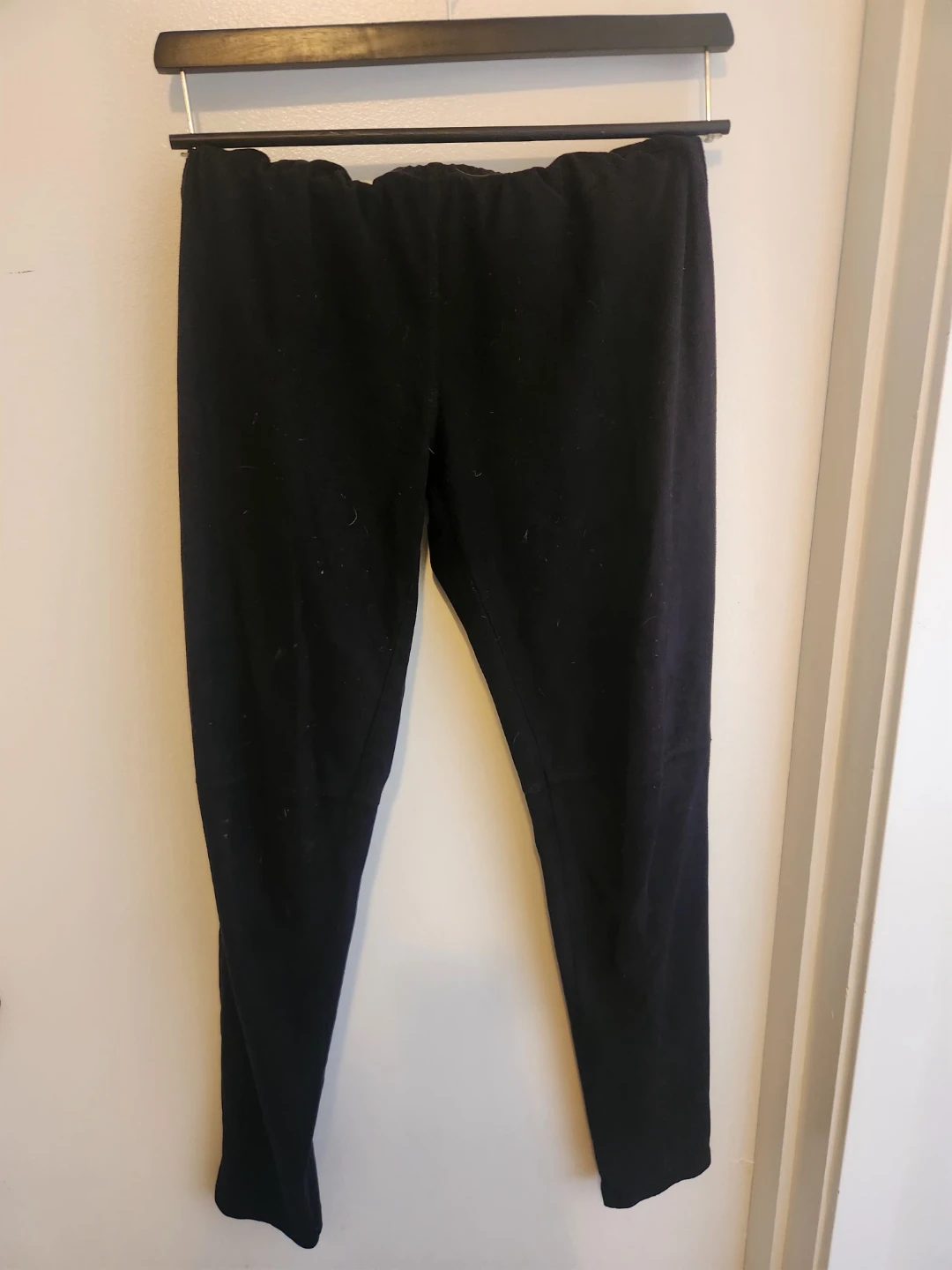 Joe Fresh Black Faux Seude Leggings