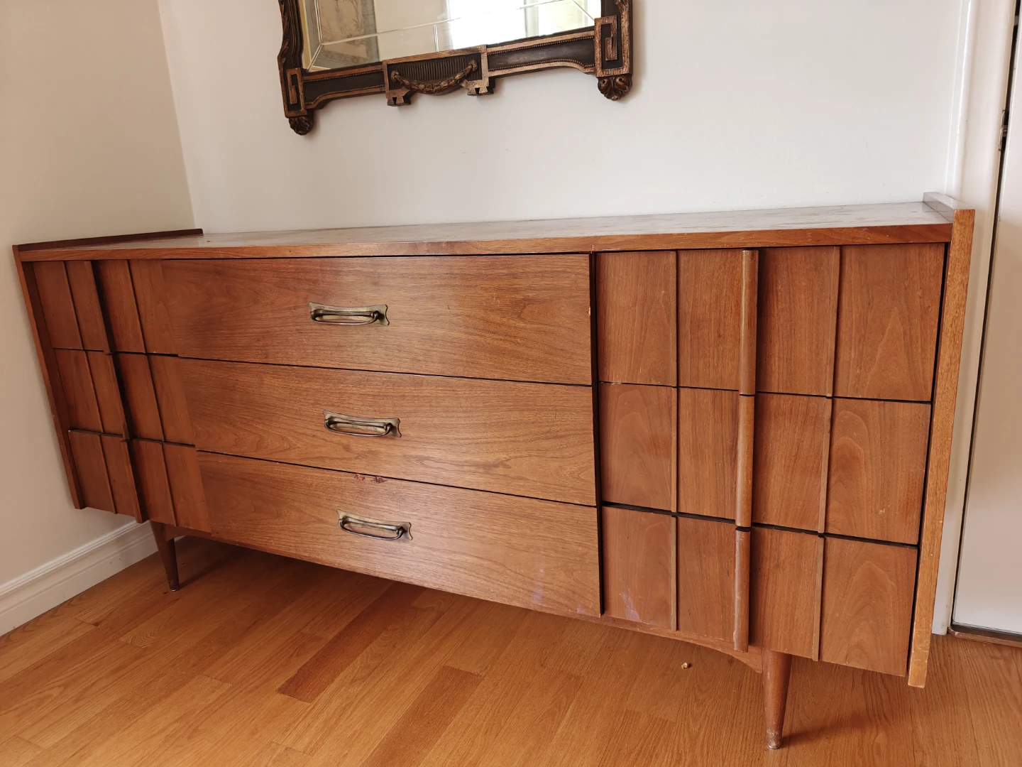Mid-Century Modern Wood Dresser