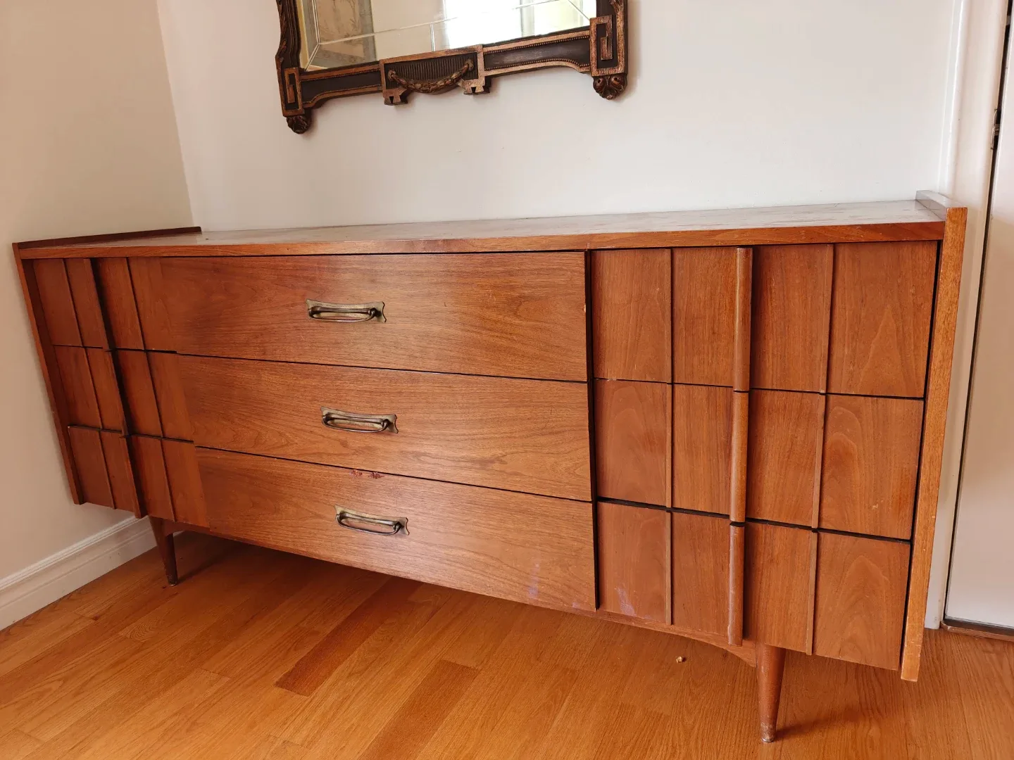 Mid-Century Modern Wood Dresser