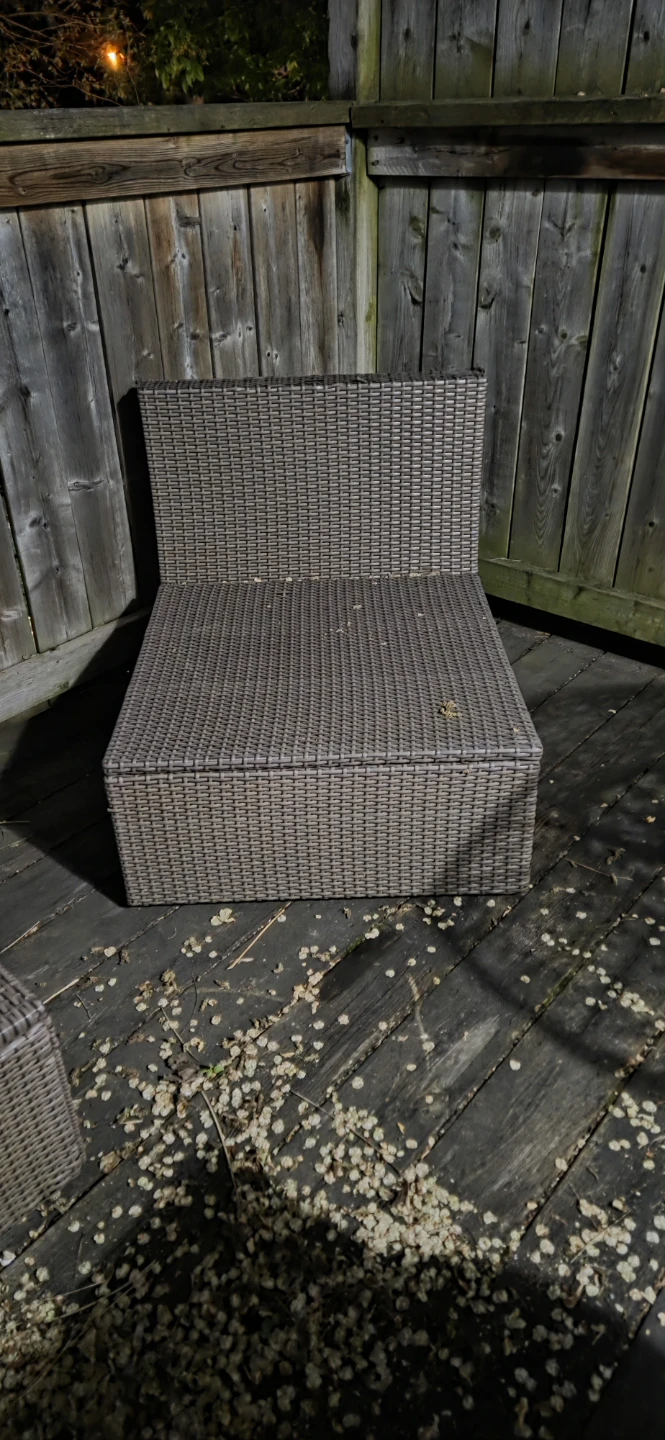 Faux Wicker patio chairs - photo 2