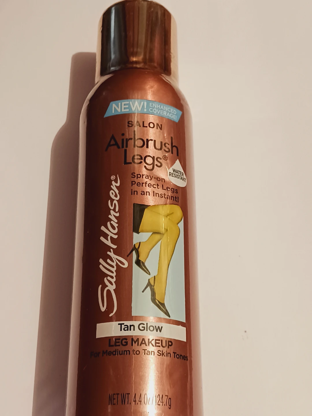 New !! Sally Hansen Airbrush Legs Tan Glow Leg Makeup Spray - photo 3