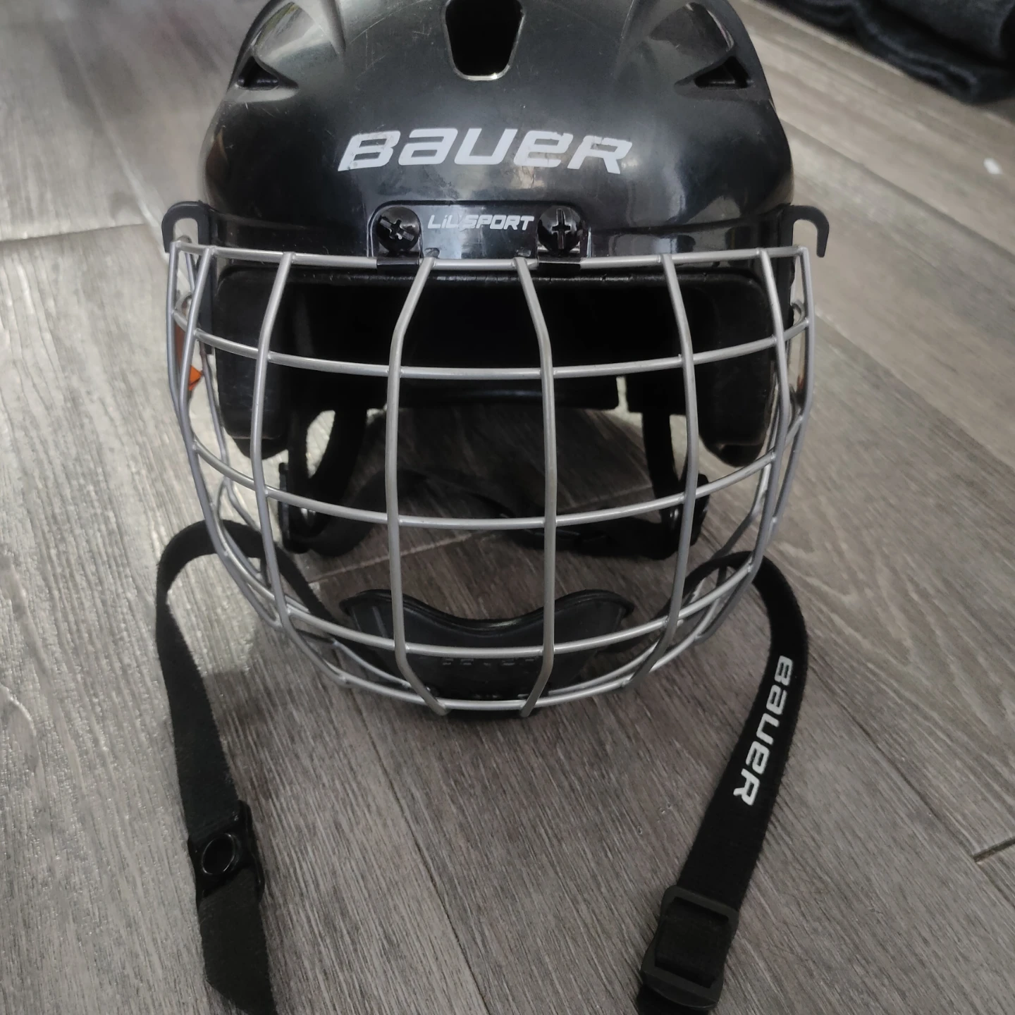 Bauer Lil' Sport Hockey Helmet with Cage - photo 4