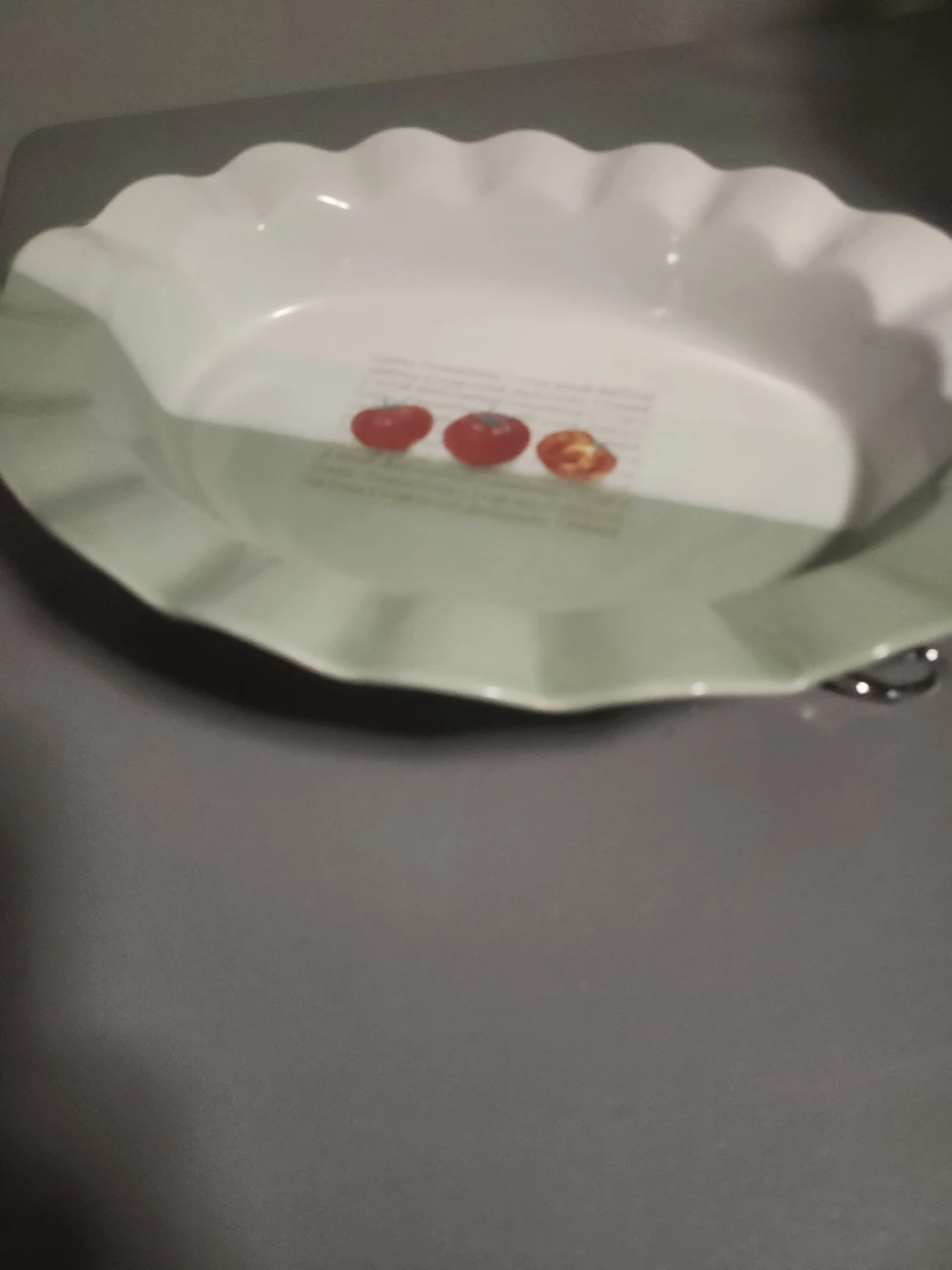 Serving Dish with Metal Stand - photo 4
