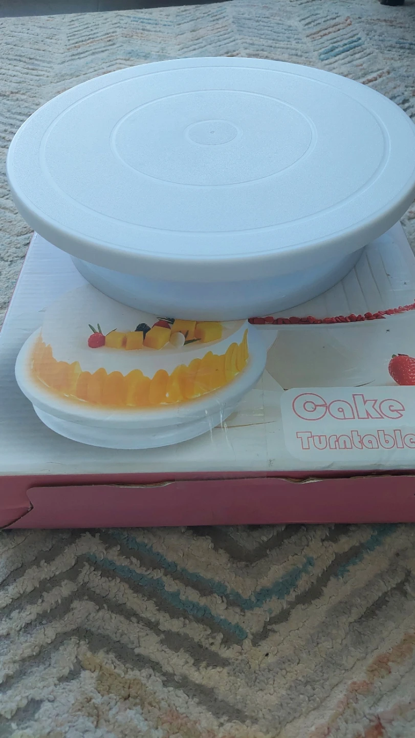 White Cake Turntable 28cm