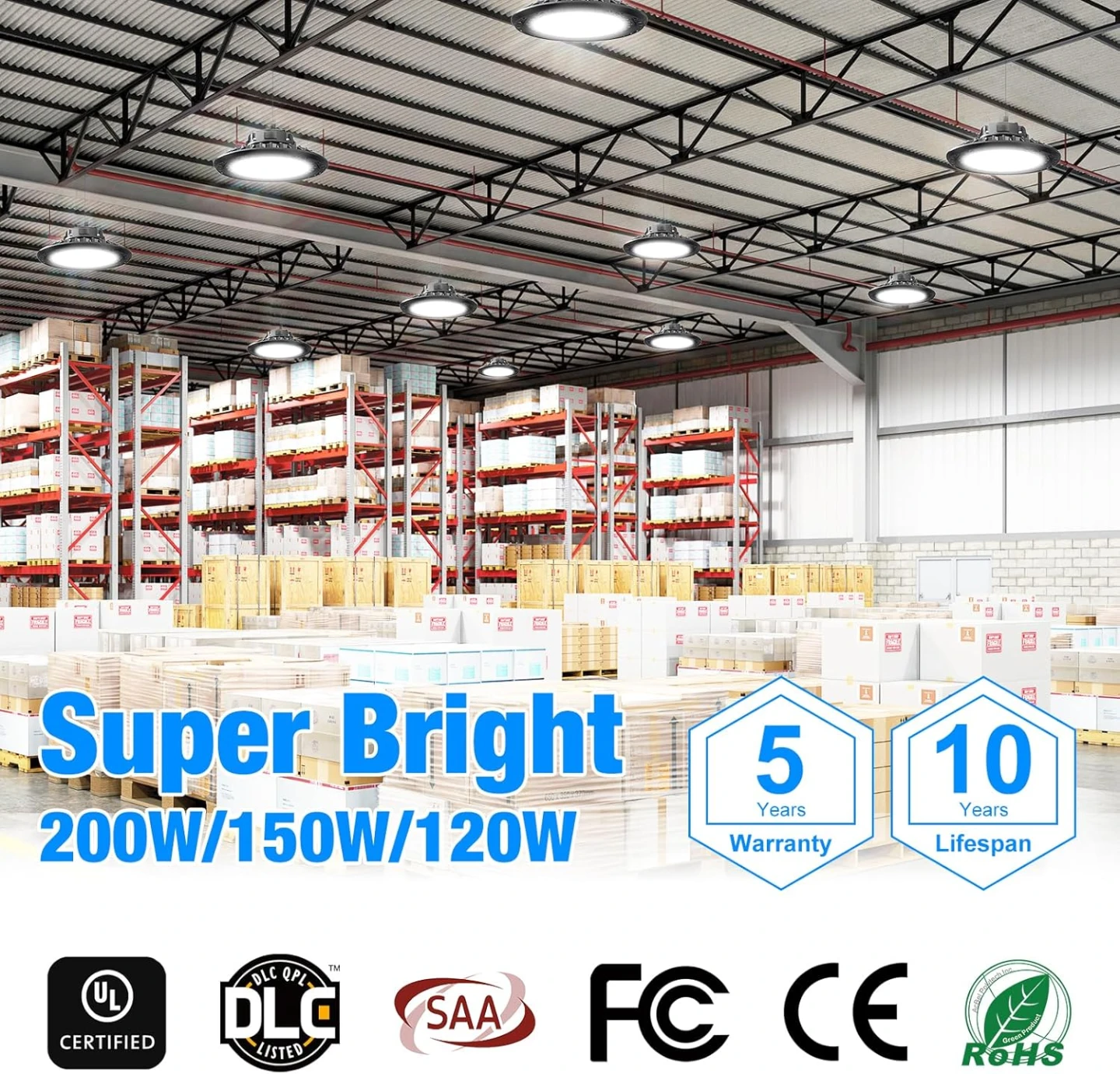 UFO LED High Bay Lights 4 Pack - photo 3