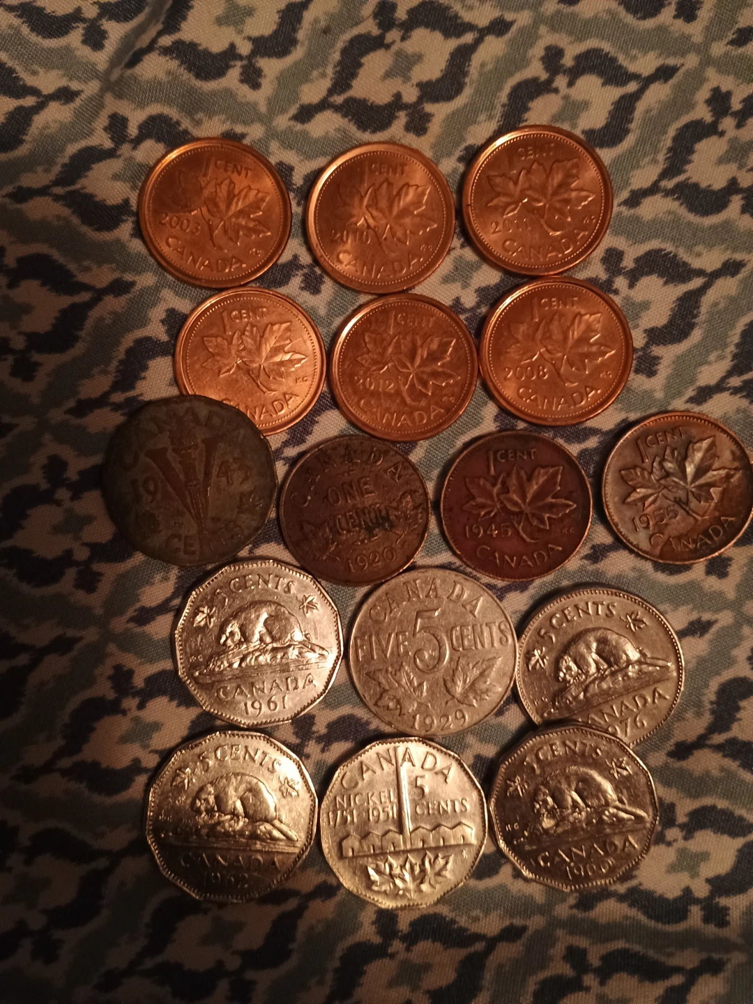 Collection of Canadian Coins - Pennies, Nickels,( sold as set) - photo 5