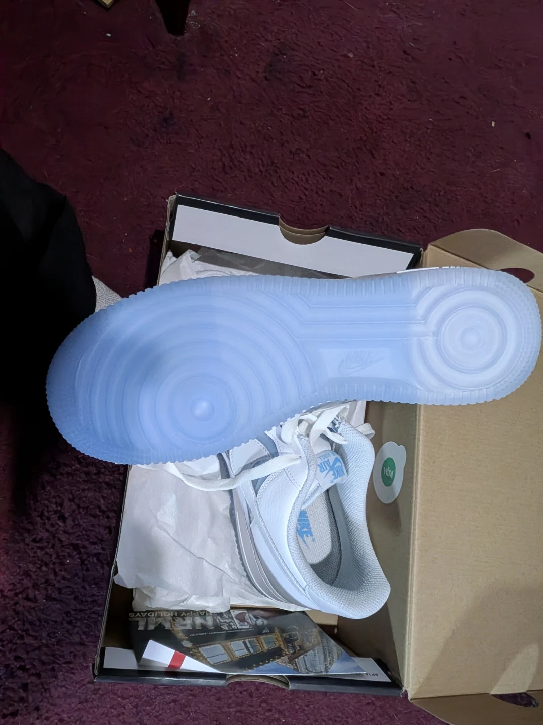 Nike Air Force 1 Retro QS White/Pure Platinum Sneakers - photo 4