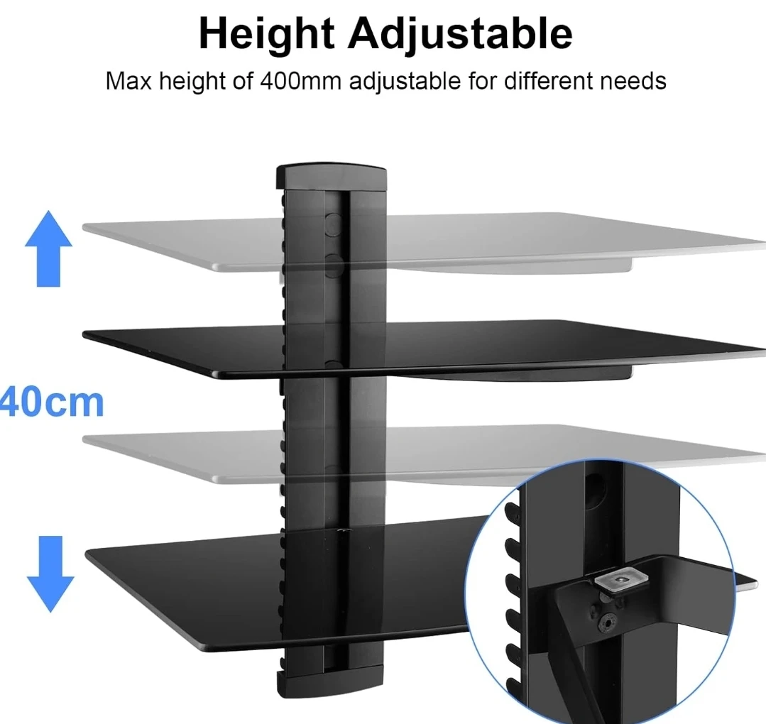 Adjustable 2-Tier Wall Mount Shelf - photo 5