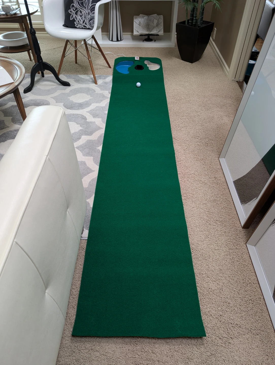 Putting Green with Automatic Ball Return