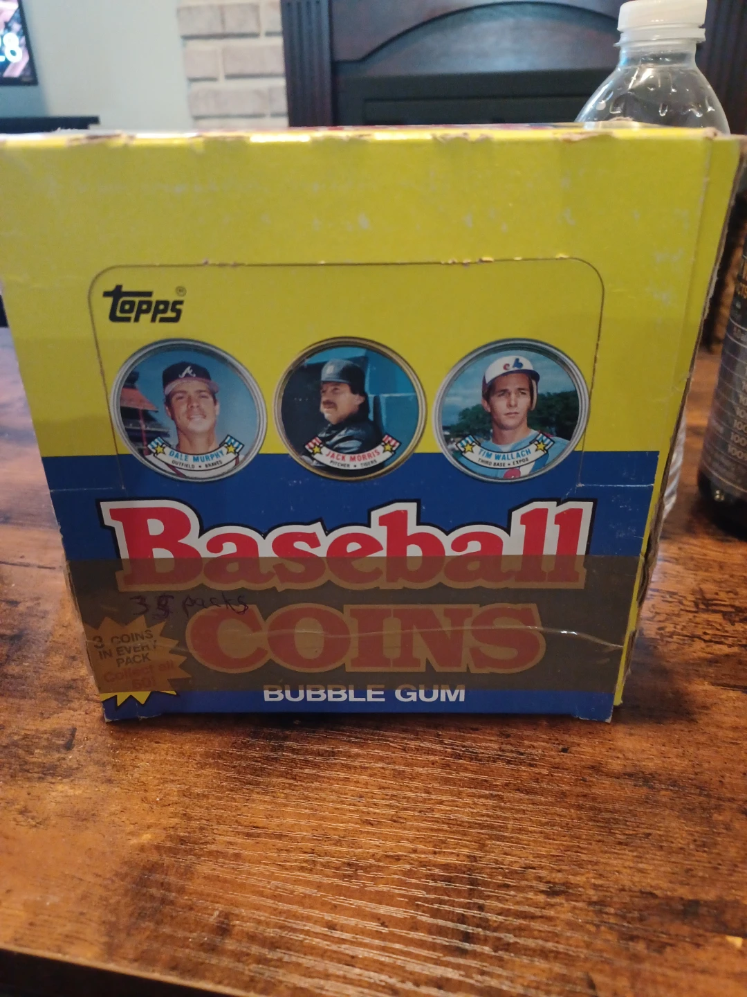 Topps Baseball Coins Bubble Gum Box