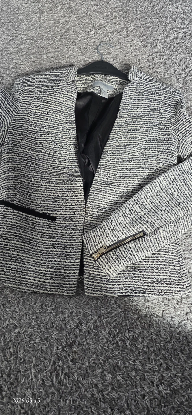 H&M Tweed Blazer Jacket - photo 2