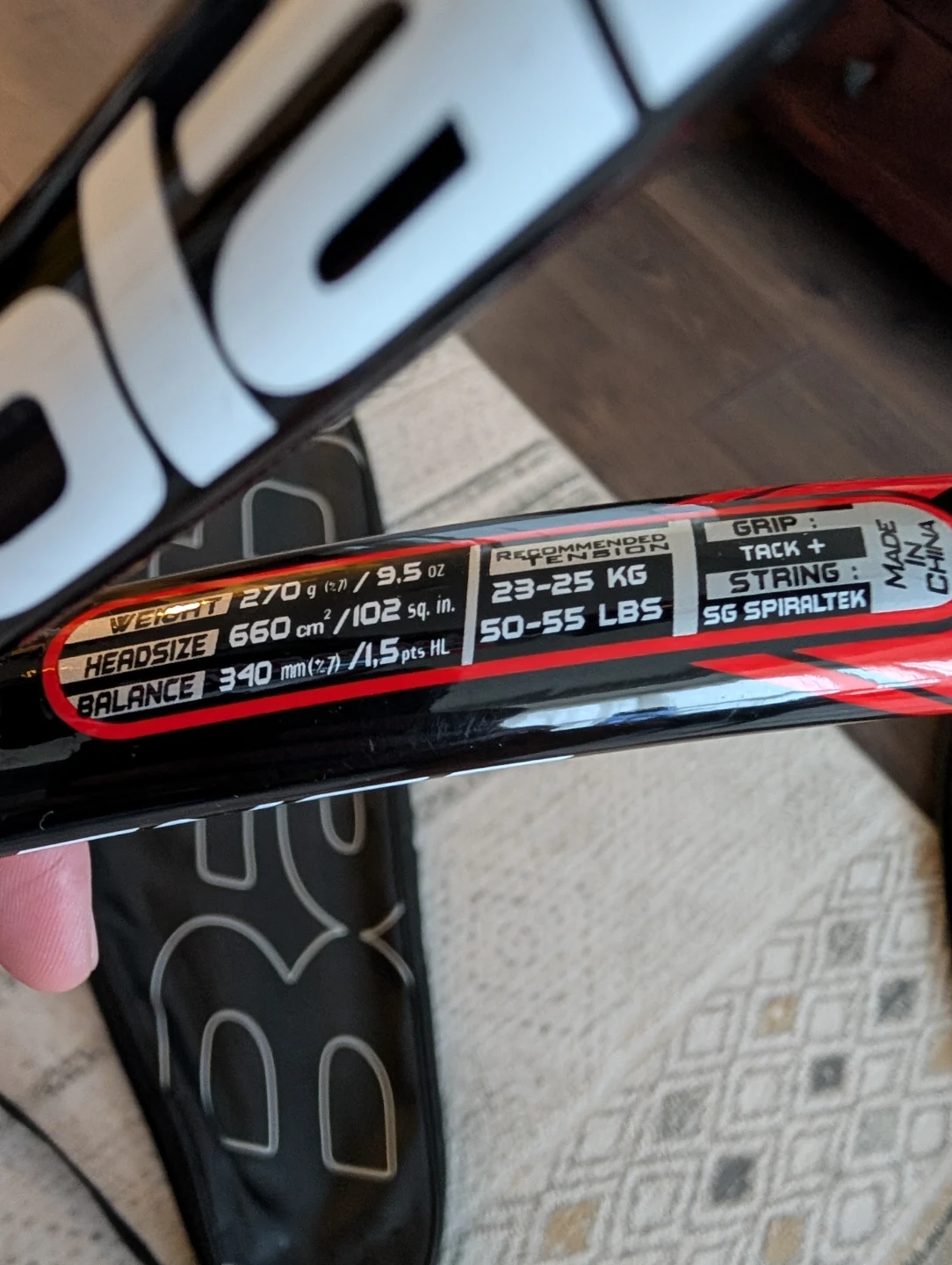 Babolat Full Graphite Tennis Racquet with Cover - photo 3