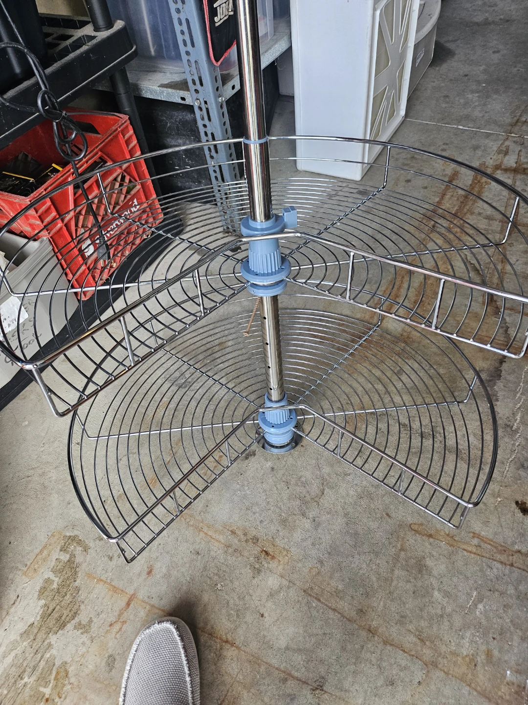 28 inch lazy Susan new never used  Adjustable Height 28-Inch