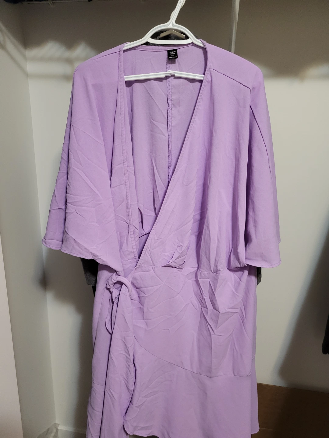 SHEIN Lavender Wrap Dress - Size 4XL