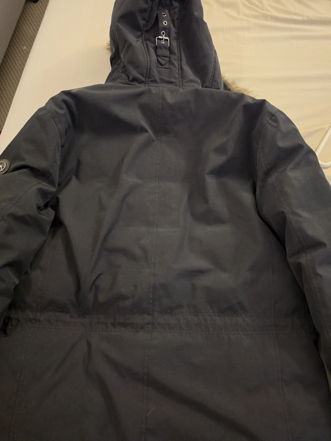 Mens Michael Kors Black Parka Coat size L - photo 3