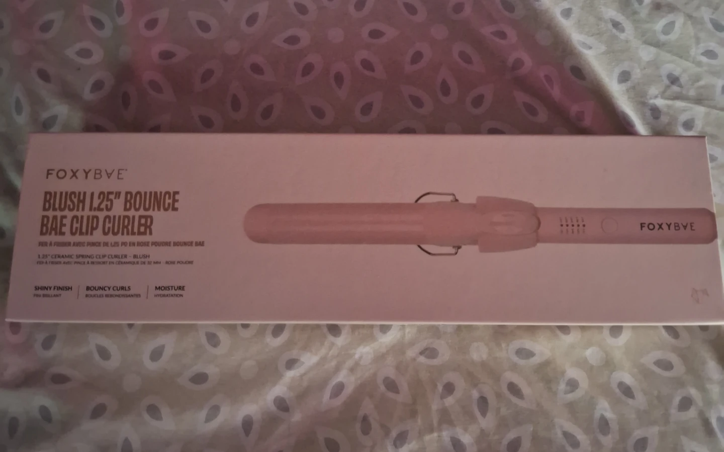 FoxyBae Blush 1.25" Bounce Bae Clip Curler