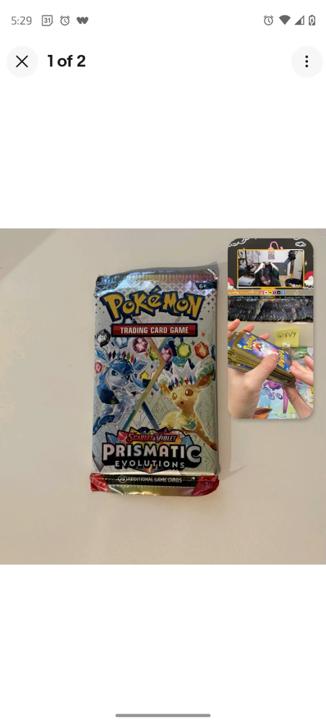 Prismatic Evolutions Card Pack