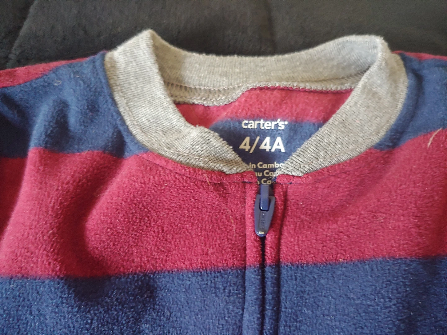 2 Carter's Fleece Sleepers Size 4/4A - photo 2