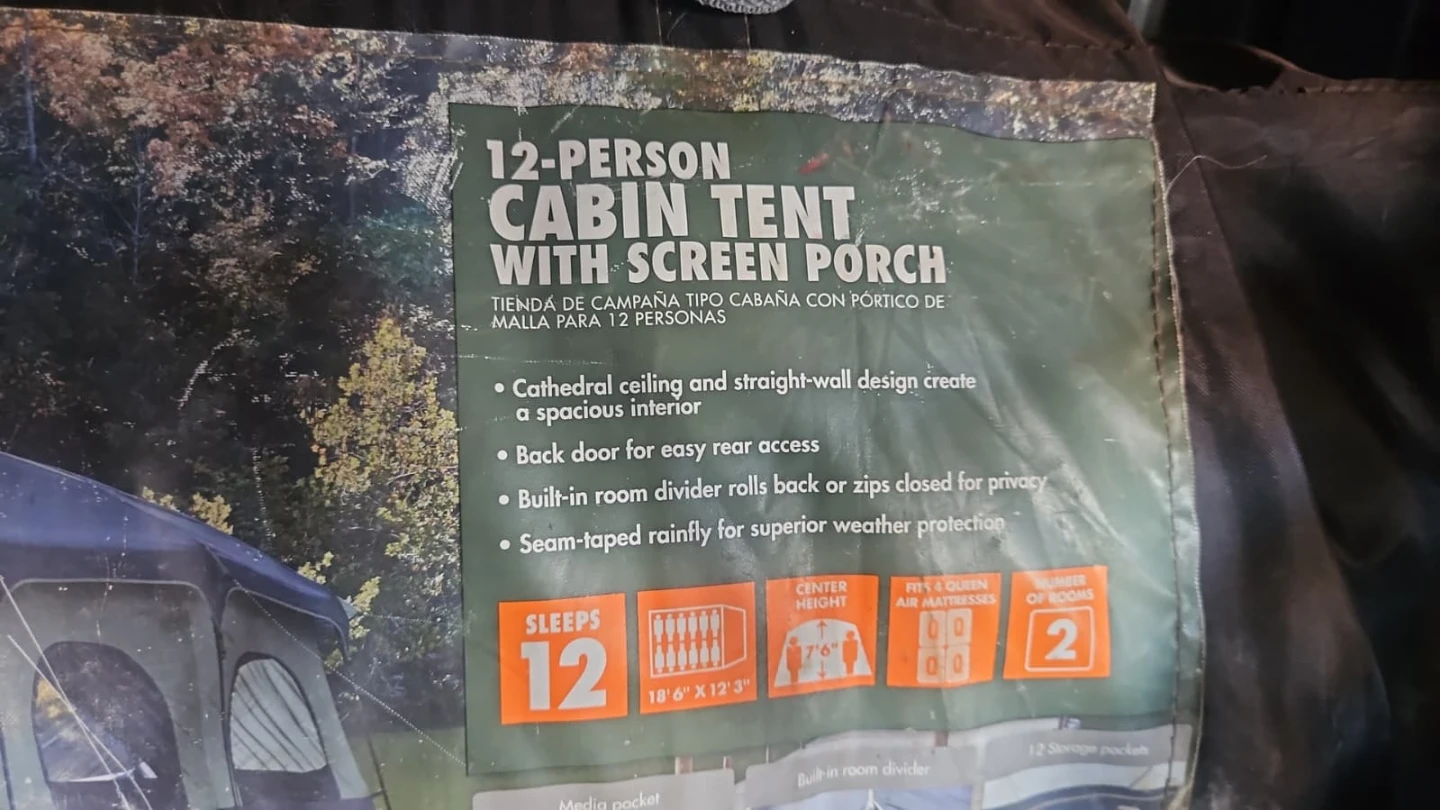 Ozark Trail 12-Person Cabin Tent with Screen Porch - photo 3