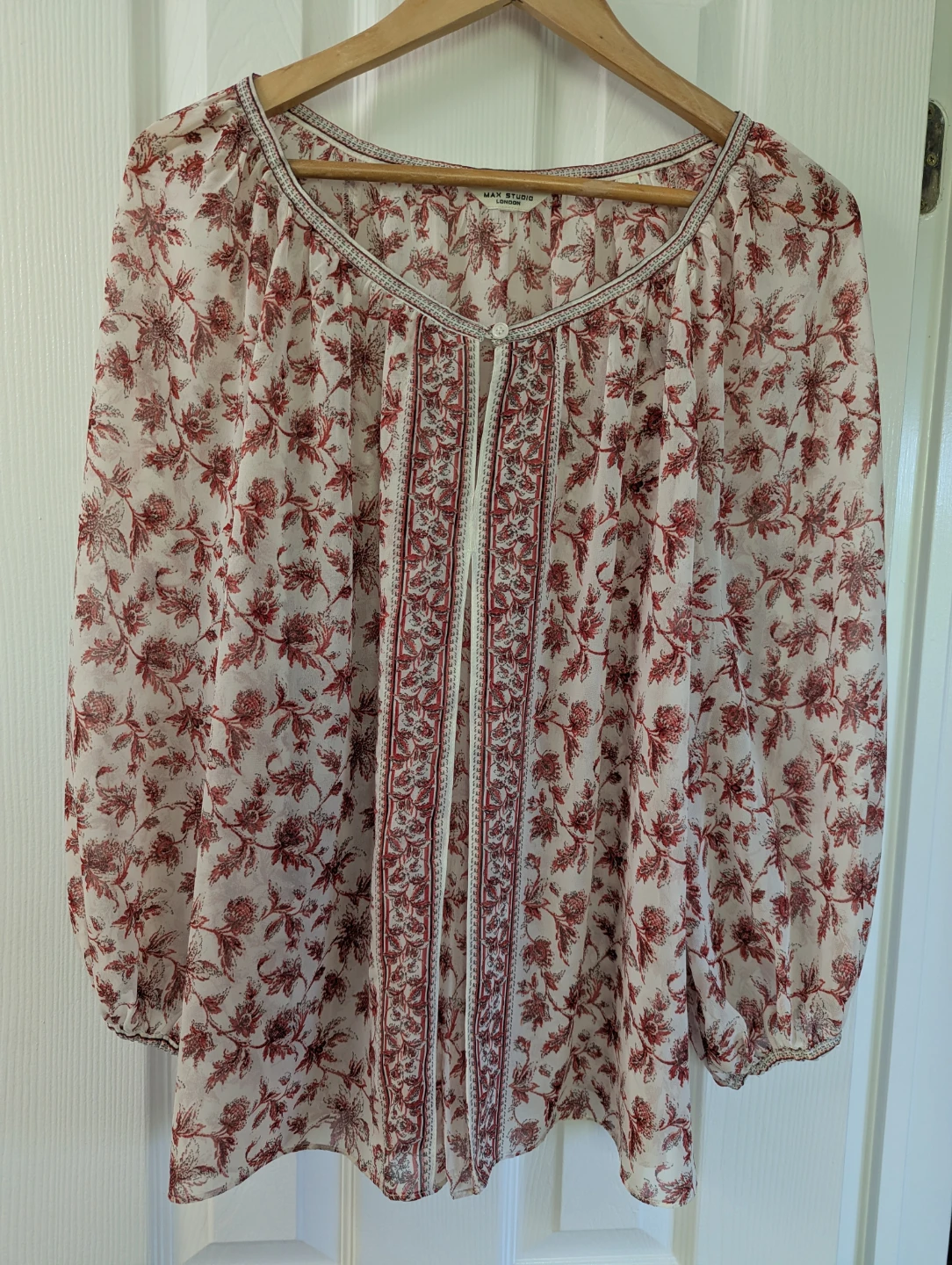 MAX STUDIO LONDON Floral Blouse - Women's Top