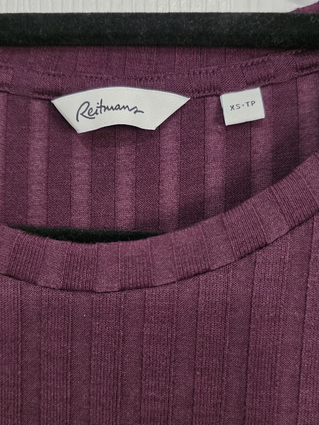 Reitmans Burgundy Ribbed Sleeveless Dress - photo 2