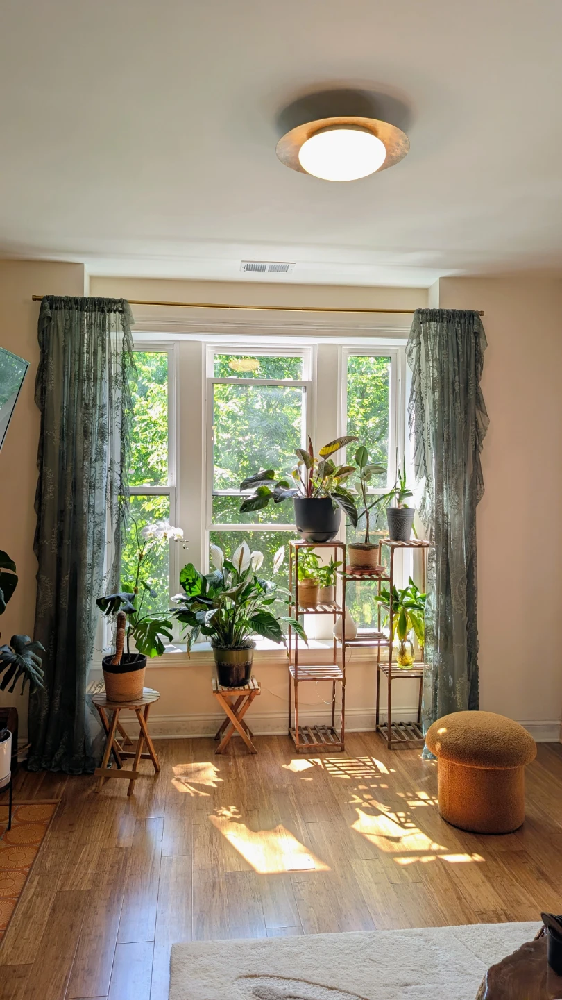 Set of 2 Vintage Inspired Sage Green Lace Curtains - photo 2