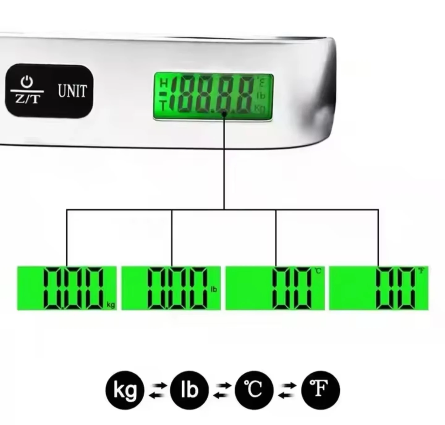 Digital Luggage Scale - 50kg/110lb - photo 2