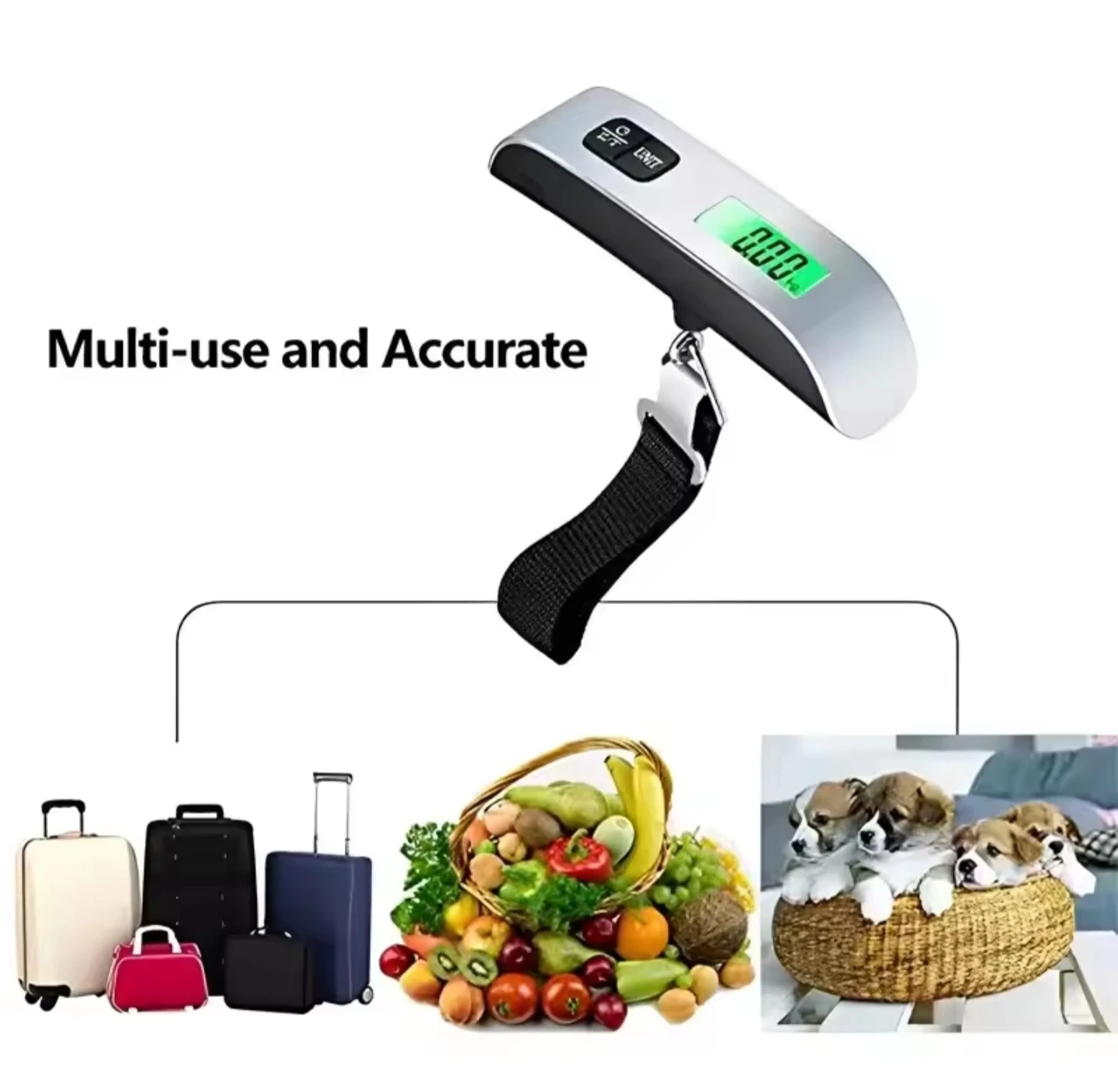 Digital Luggage Scale - 50kg/110lb - photo 3