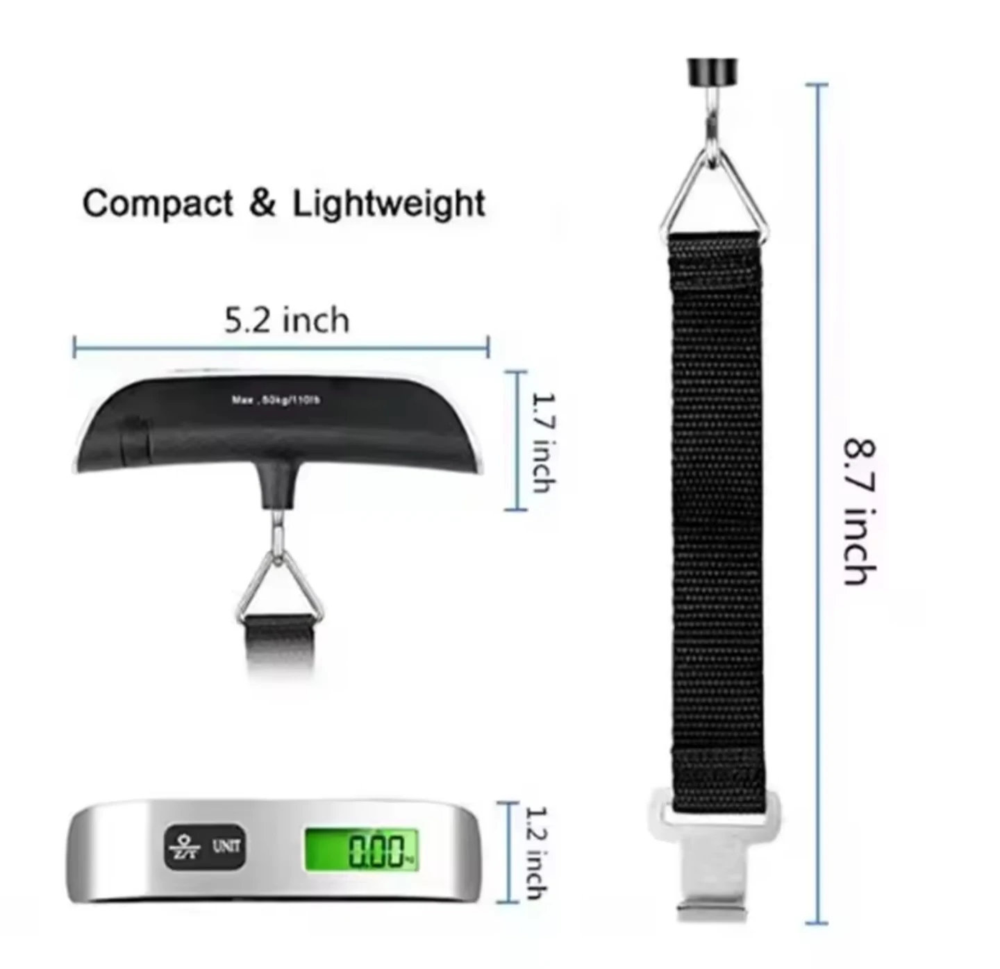 Digital Luggage Scale - 50kg/110lb - photo 5