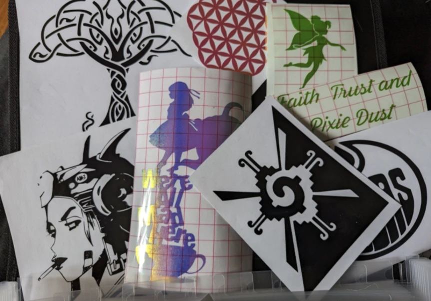 Decals made in 24 hrs custom various styles located st.albert