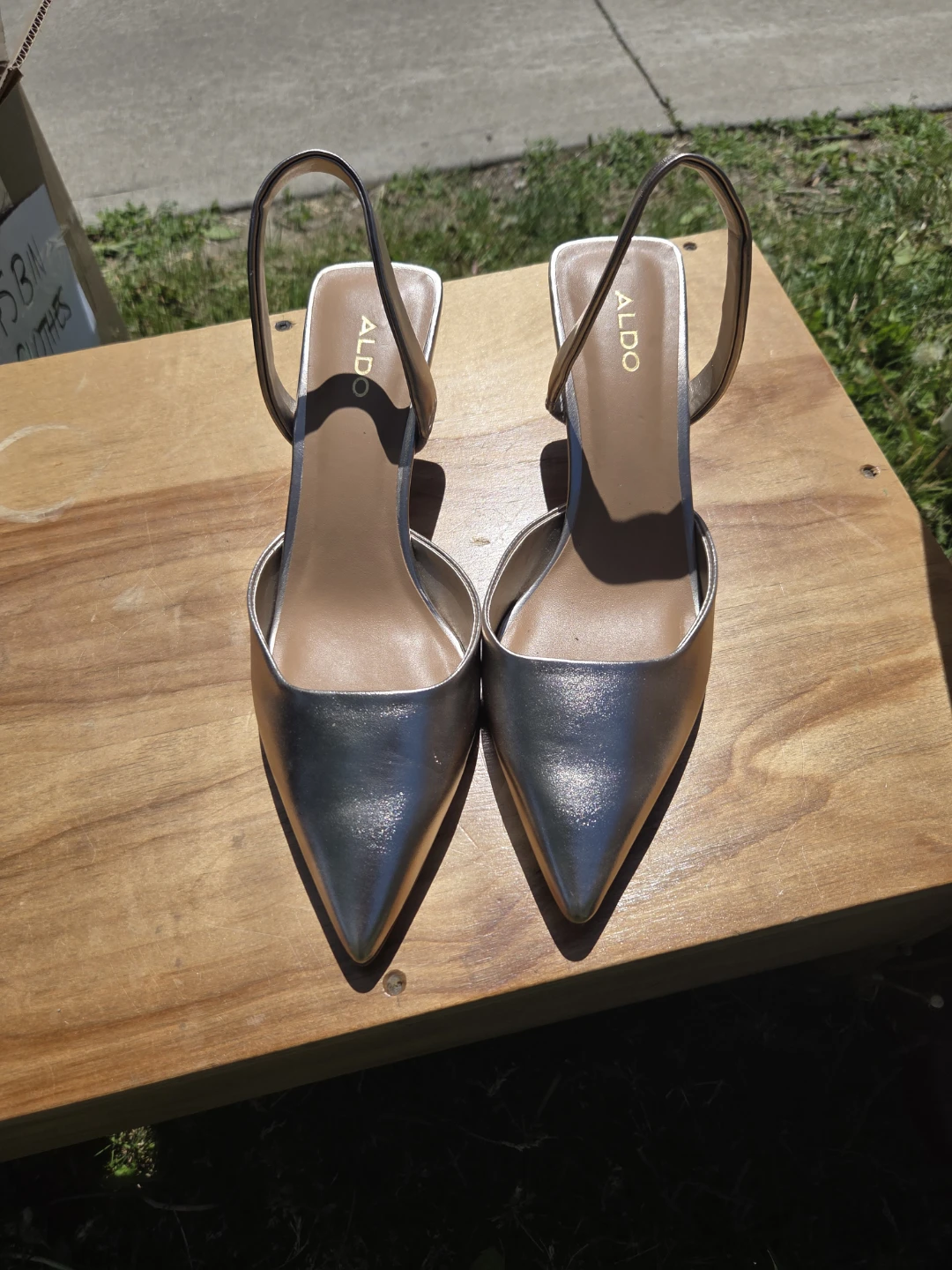 ALDO Women's Slingback Heels - Golf