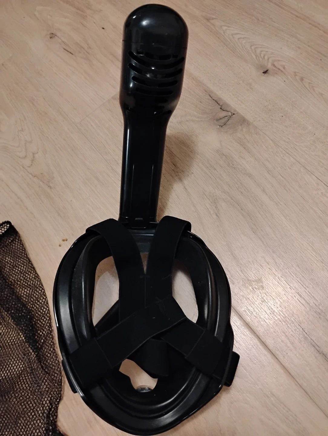 Black Full Face Snorkel Mask L/XL with Mesh Bag - photo 2