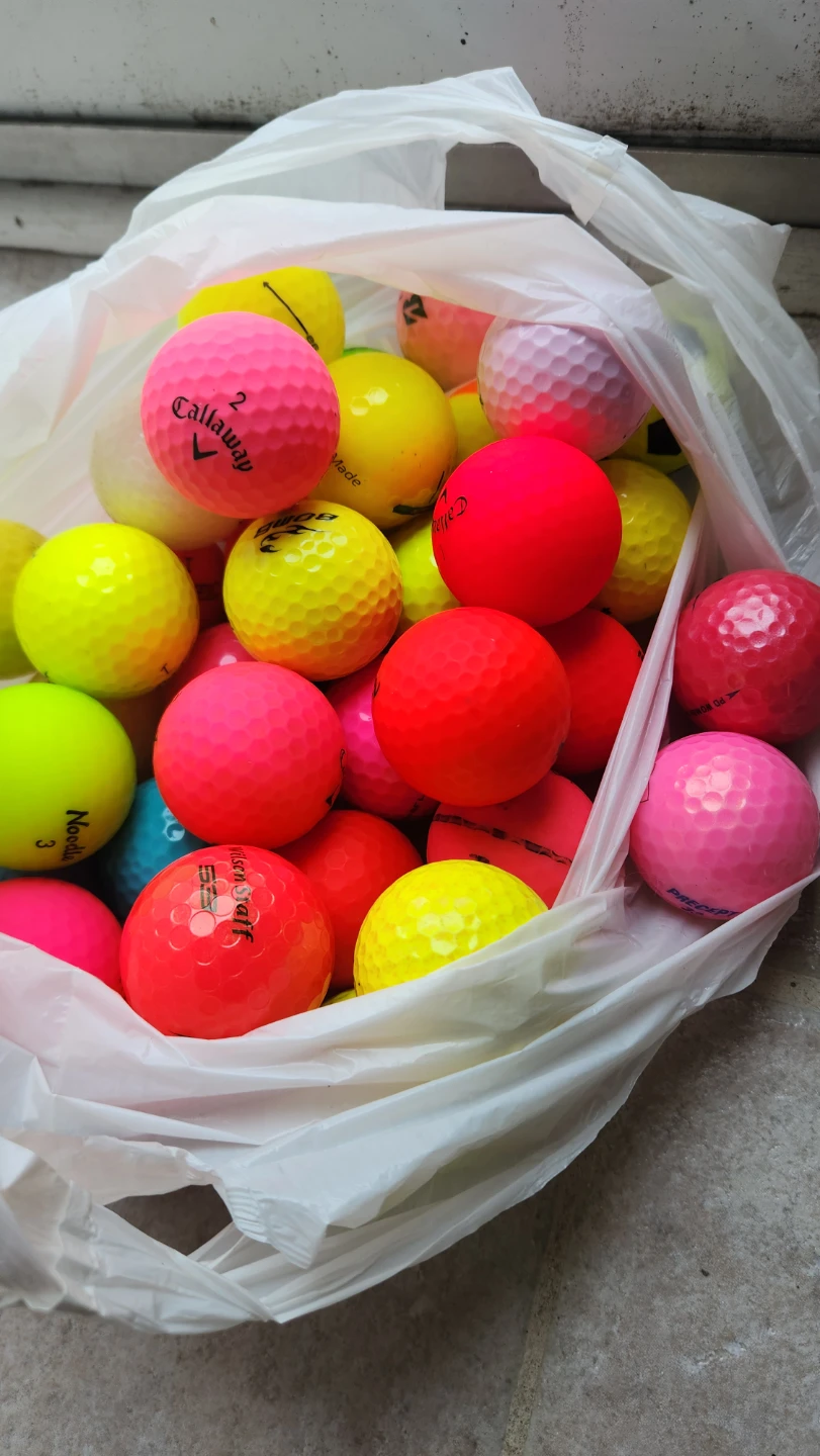 Assorted Colours Golf Balls