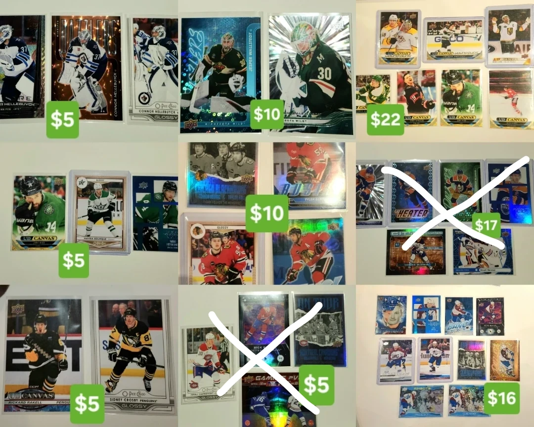 Pick Up Mint Upper Deck Hockey Cards See Description Please