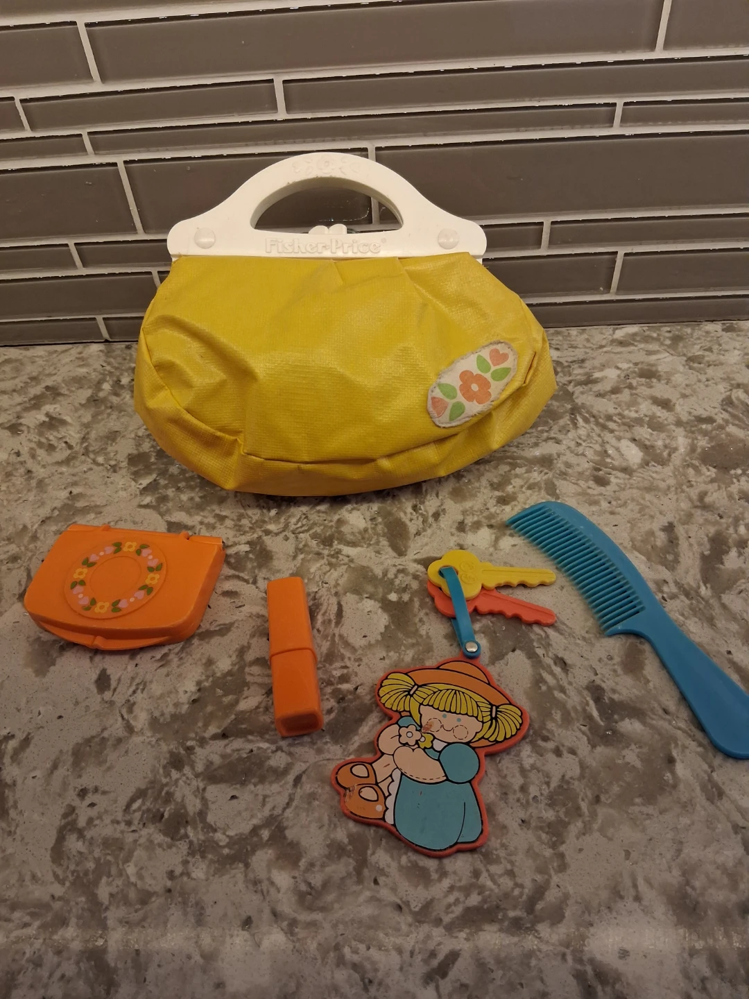 Fisher-Price Little Mommy Purse Playset