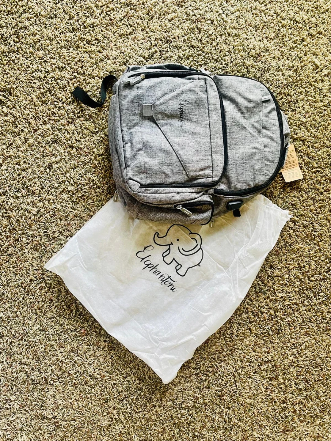 Brand new, unopened. Elephantoni Diaper Backpack Bag