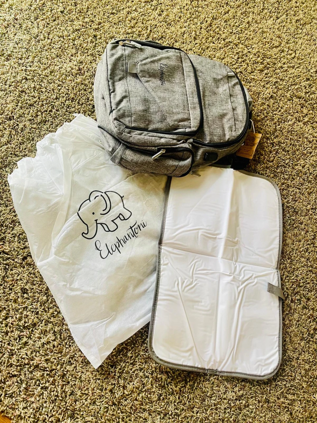 Brand new, unopened. Elephantoni Diaper Backpack Bag - photo 2