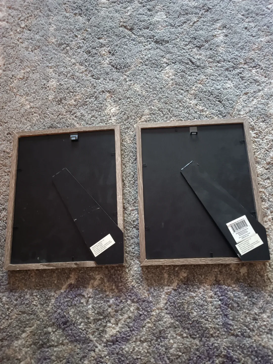 Set of 2 Rustic walnut Wood Picture Frames - photo 2