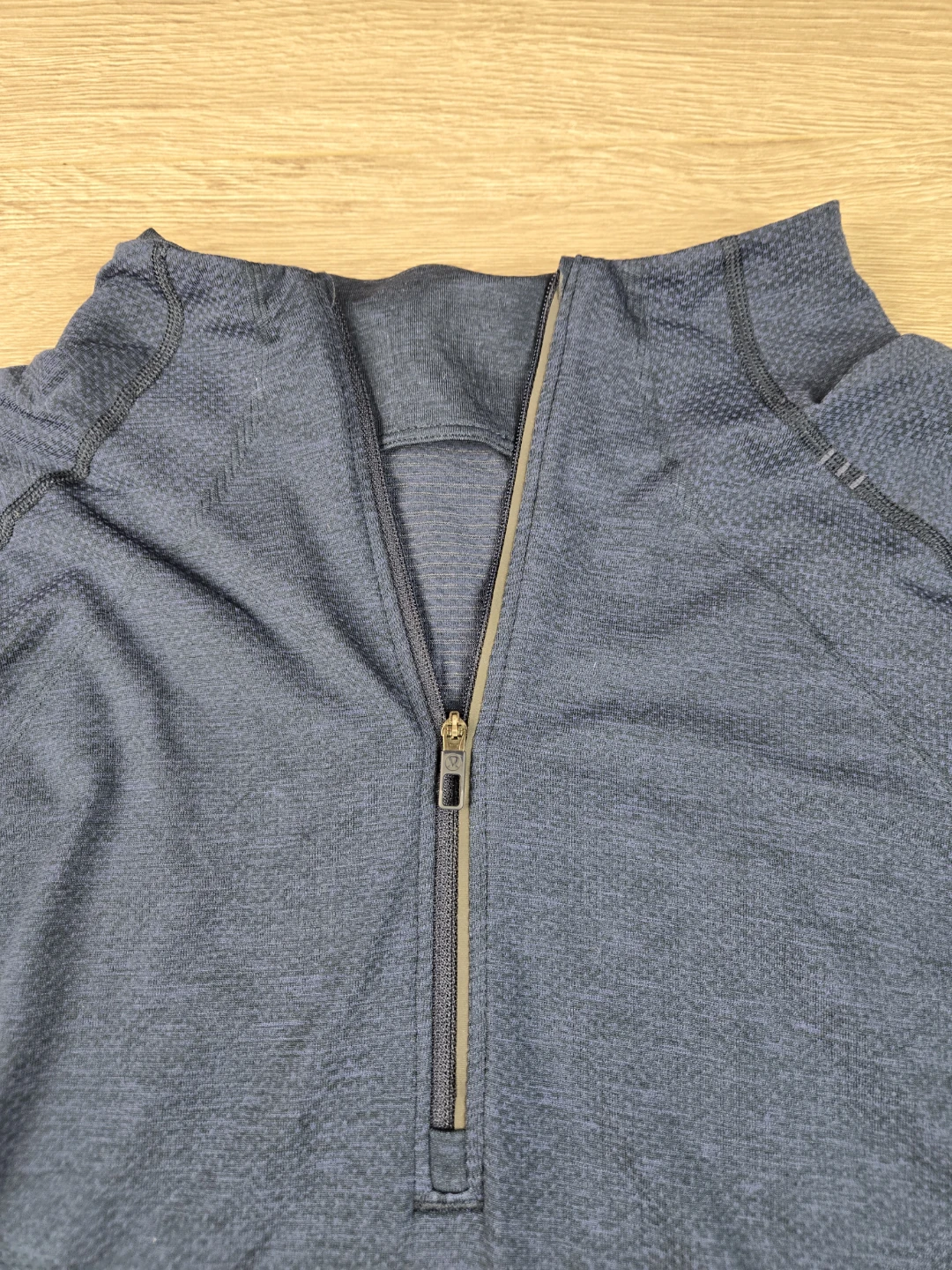 Lululemon Shirt Mens XL Blue 1/4 Zip Live In Practice athletic - photo 4