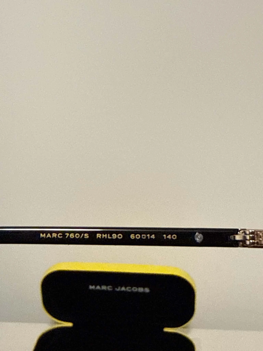 NEW Marc Jacobs MARC 760/S Aviator Sunglasses Gold RHL90 w/ Case - photo 2