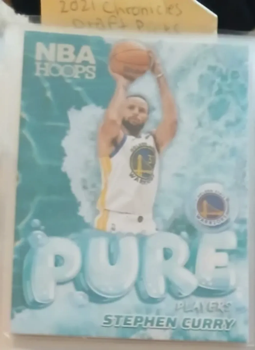 2021 NBA Hoops Pure Players Stephen Curry Card